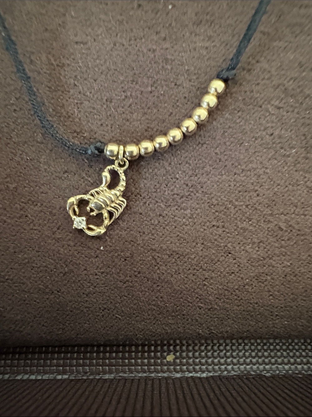 Brand new Sydney Evan 14kt Scorpio cord bracelet